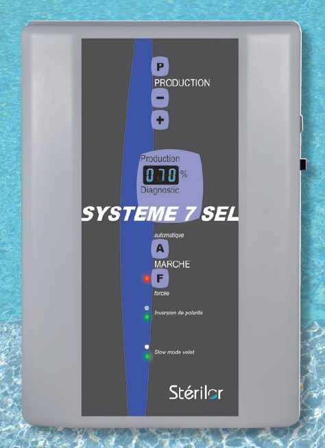 Electrolyseur au sel Système 7 Sel EVO+ - Stérilor