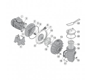 Joint couvercle pompe STARITE 5P2R